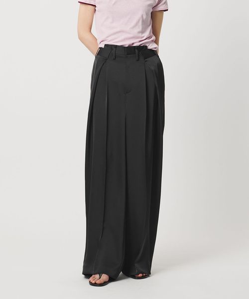 AEWEN MATOPH/＜AEWEN MATOPH＞サテンインタックパンツ ‐ ウォッシャブル ― /その他パンツ