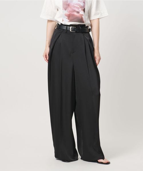 AEWEN MATOPH/＜AEWEN MATOPH＞サテンインタックパンツ ‐ ウォッシャブル ― /その他パンツ