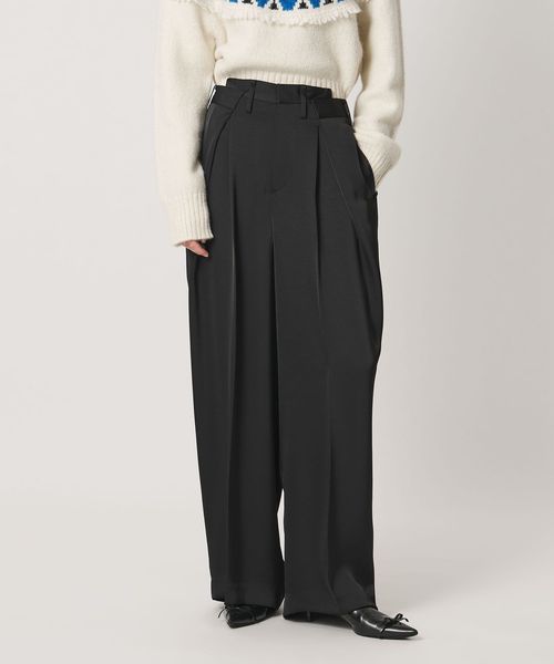 AEWEN MATOPH/＜AEWEN MATOPH＞サテンインタックパンツ ‐ ウォッシャブル ― /その他パンツ