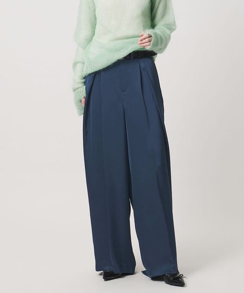 AEWEN MATOPH/＜AEWEN MATOPH＞サテンインタックパンツ ‐ ウォッシャブル ― /その他パンツ