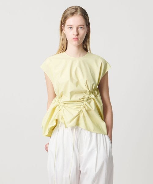 AEWEN MATOPH/＜AEWEN MATOPH＞イレギュラーギャザーブラウス ウォッシャブル/シャツ / ブラウス