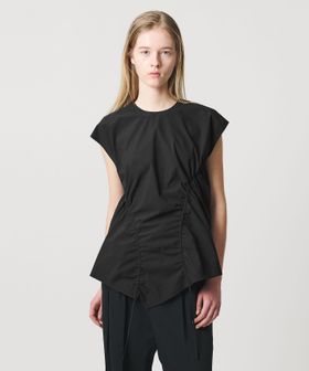 AEWEN MATOPH/＜AEWEN MATOPH＞イレギュラーギャザーブラウス ウォッシャブル/シャツ / ブラウス