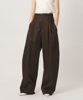 AEWEN MATOPH/＜AEWEN MATOPH＞ハイウエスト ベルト カーブパンツ ウォッシャブル/その他パンツ