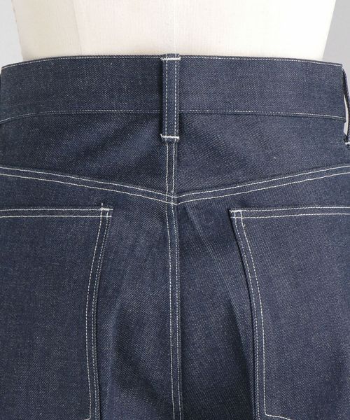 LOEFF＞ 13oz スラックス デニムパンツ RIGID
