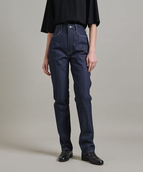 LOEFF＞ 13oz スラックス デニムパンツ RIGID