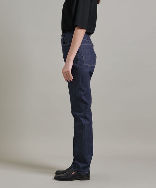 LOEFF＞ 13oz スラックス デニムパンツ RIGID