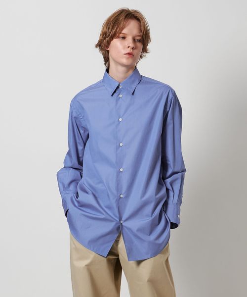UA ロエフ　LOEFF コットン ブロード レギュラーカラーシャツ LOEFF＞コットン ブロード レギュラーカラーシャツ（シャツ
