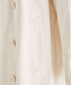LOEFF＞コットン ギャバ トレンチコート