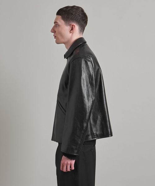 LOEFF＞ラムレザー バイカージャケット UNISEX