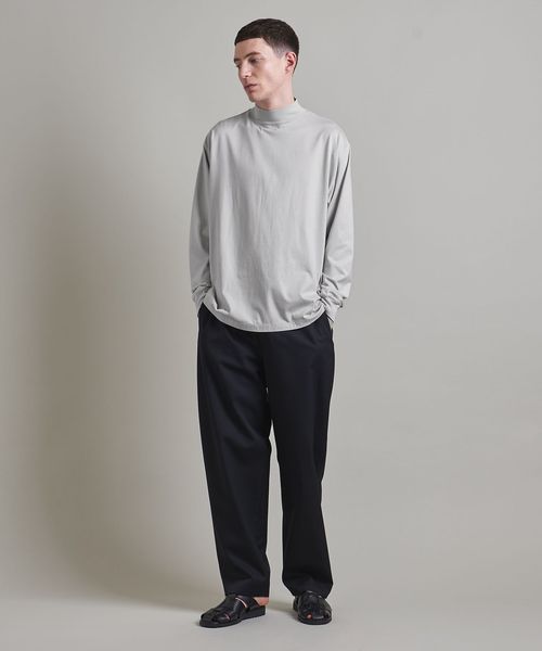 LOEFF＞スビンコットン モックネック カットソー MEN'S