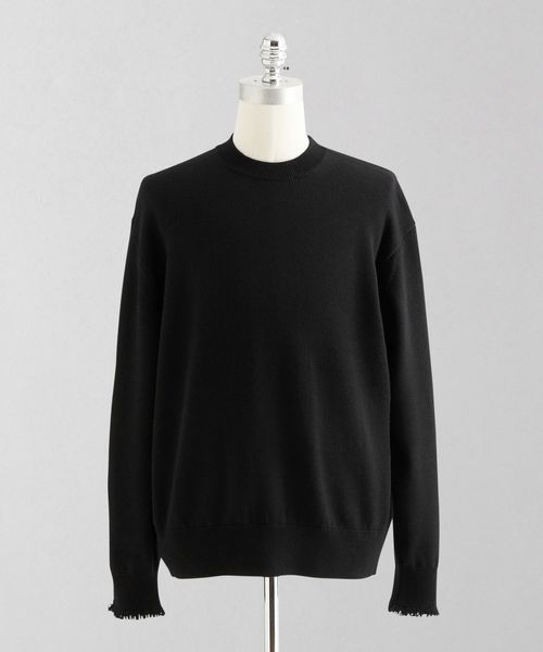 SEE 赤黒い SEE CREW KNIT sizeM 新品未使用