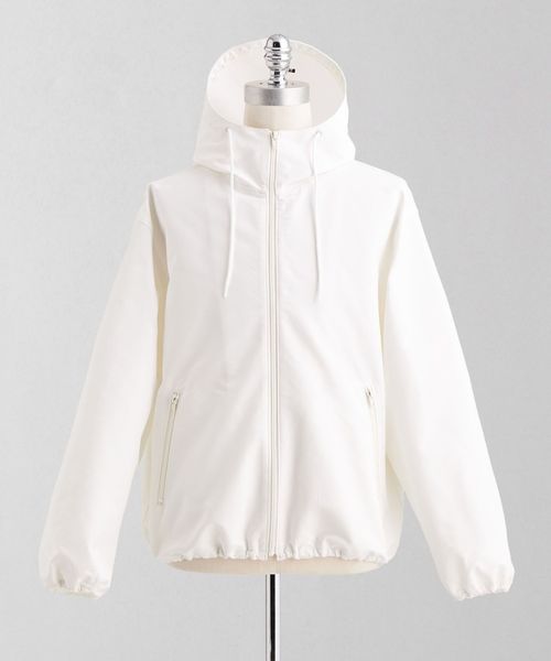 LOEFF＞モールスキン フーデッド ミリタリージャケット UNISEX