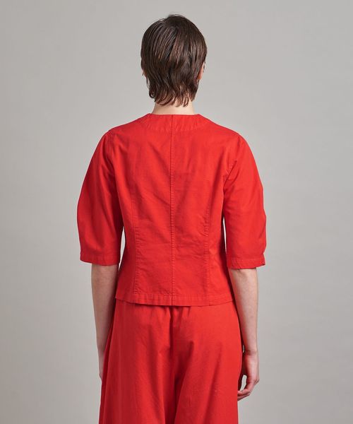LOEFF◆コットンツイルシャツカーディガン/--/コットン/8811-243-0060 UNITED ARROWS LTD. OUTLET｜<LOEFF>コットンツイル シャツ
