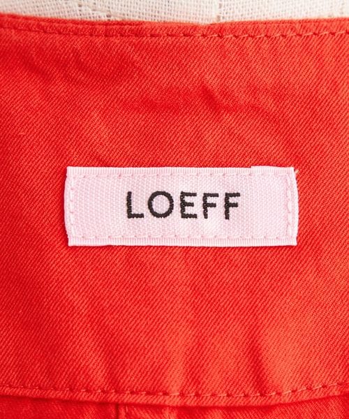 LOEFF◆コットンツイルシャツカーディガン/--/コットン/8811-243-0060 LOEFF◇コットンツイルシャツカーディガン/--/コットン/8811-243