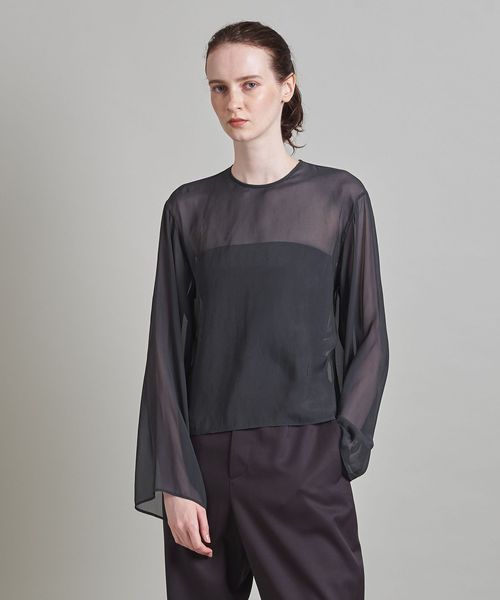 LOEFF ロエフ CFN T-SHIRT ロングスリーブシフォンTシャツ 8821-299-0075 ライトグレー F IT2RIXLZNU4G 楽天市場】LOEFF ロエフ CFN T-SHIRT ロングスリーブシフォンT