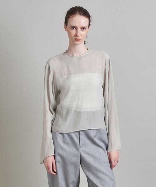 LOEFF＞シフォン Tシャツ