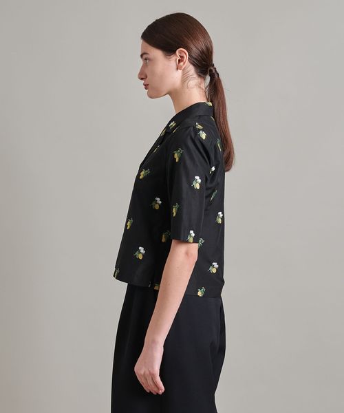 UNITED ARROWS　LOEF レモンジャガードシャツ LOEFF＞レモン ジャガード シャツ