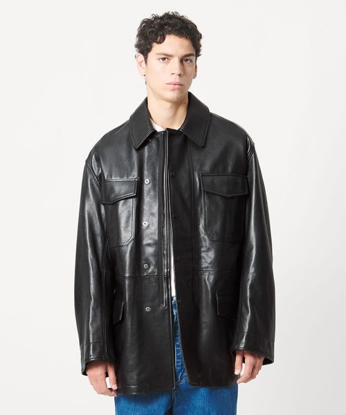 LOEFF/＜LOEFF＞ラムレザー フィールド ジャケット UNISEX/その他コート / ブルゾン