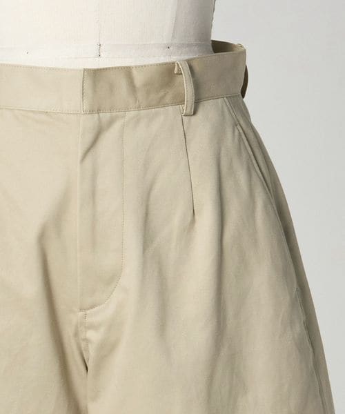 LOEFF＞コットン チノパンツ