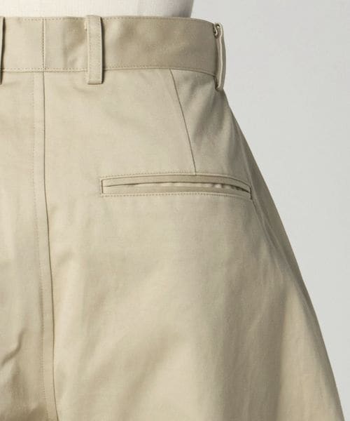 ロエフ コットンチノワイドパンツM LOEFF＞コットン チノパンツ