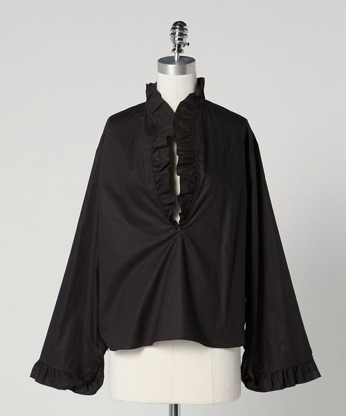 LOEFF/＜LOEFF＞フリル スキッパー シャツ/シャツ / ブラウス