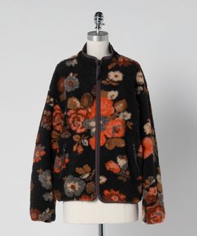 LOEFF/＜LOEFF＞フラワー フリース ブルゾン UNISEX/ボア / フリースジャケット