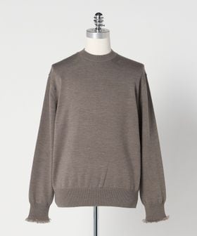 LOEFF/＜LOEFF＞9ゲージ フリンジ ニットプルオーバー MEN’S/ニット / セーター