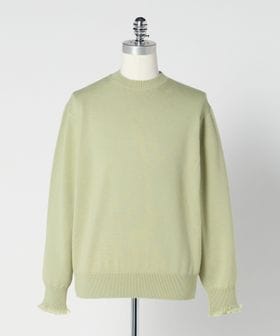 LOEFF/＜LOEFF＞9ゲージ フリンジ ニットプルオーバー MEN’S/ニット / セーター