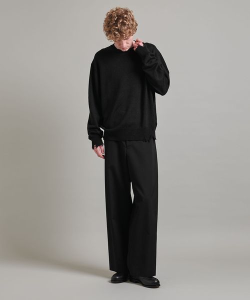 LOEFF＞ダメージ プルオーバー MEN'S