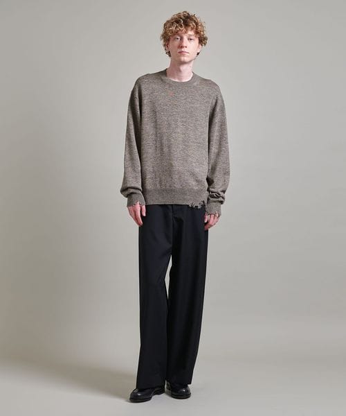 LOEFF＞ダメージ プルオーバー MEN'S