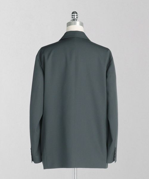 LOEFF＞ウール ギャバ ボックス ジャケット MEN'S