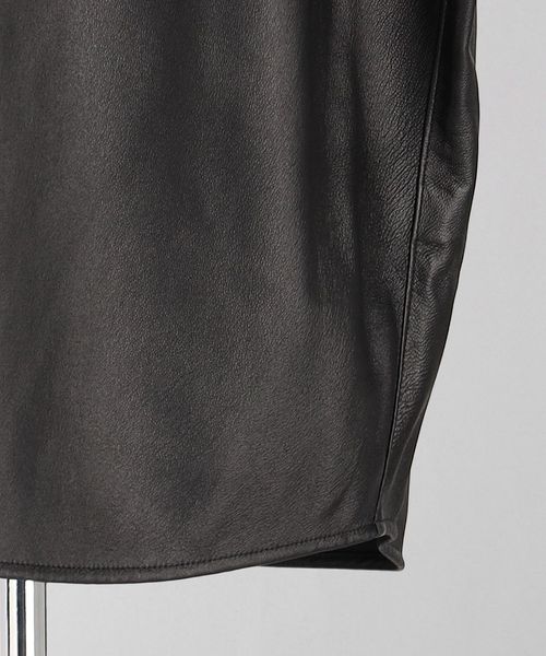LOEFF＞ラムレザー シャツ MEN'S