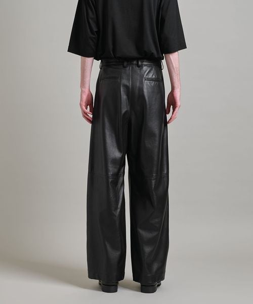 LOEFF＞ラムレザー パンツ MEN'S