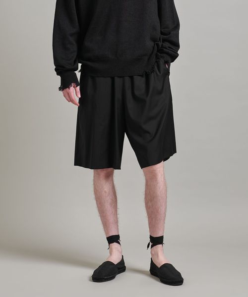 ロエフ　loeff ショートパンツ LOEFF（ロエフ）の「＜LOEFF＞ワタスゲ ジャカード ショート