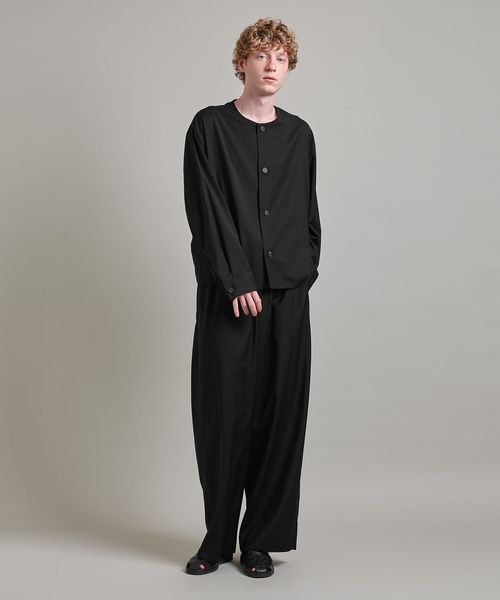 LOEFF＞トロピカルウール カーディガン MEN'S