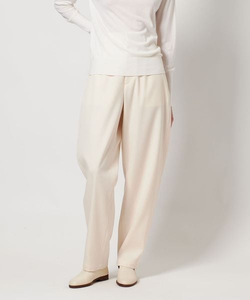 現行品✨LOEFF TW ボンタンパンツ テーパードパンツ アイボリー 1 現行品✨LOEFF TW ボンタンパンツ テーパードパンツ アイボリー