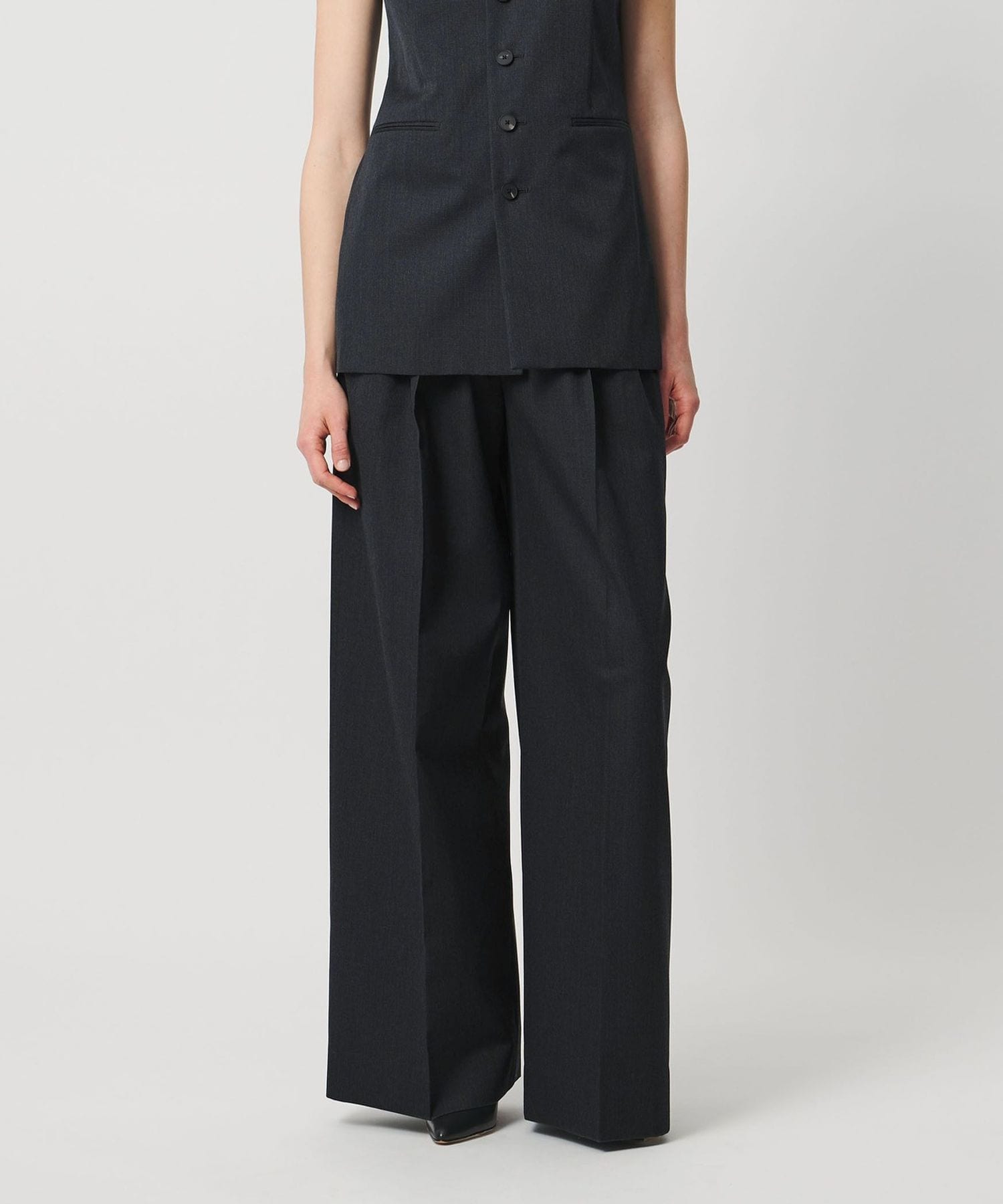 LOEFF＞ギャバジン バギー パンツ