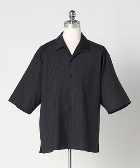 LOEFF/＜LOEFF＞トロピカルウール ショートスリーブ シャツ ピンストライプ MENS/シャツ / ブラウス