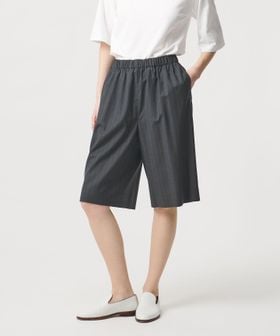 LOEFF/＜LOEFF＞トロピカルウール  キュロット ピンストライプ/ショート / ハーフパンツ