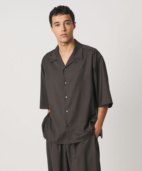 LOEFF/＜LOEFF＞トロピカルウール オープンカラー シャツ MENS/シャツ / ブラウス