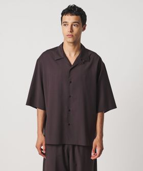 LOEFF/＜LOEFF＞トロピカルウール オープンカラー シャツ MENS/シャツ / ブラウス