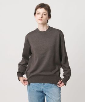 LOEFF/＜LOEFF＞ダメージ ニット プルオーバー UNISEX/ニット / セーター