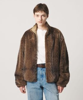 LOEFF/＜LOEFF＞フェイクファー リバーシブル ブルゾン UNISEX/その他コート / ブルゾン