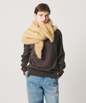 LOEFF/＜LOEFF＞フェイクファー リバーシブル スカーフ UNISEX/ストール / マフラー