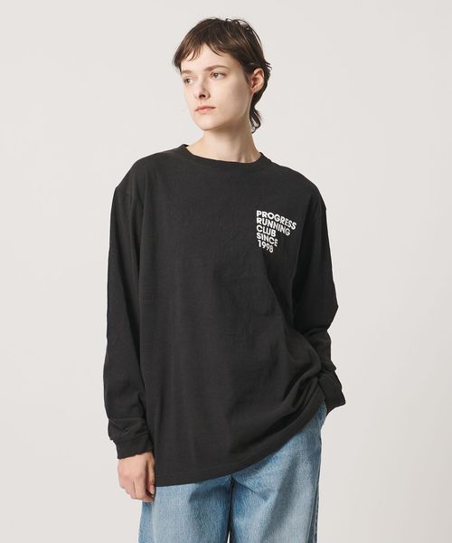 PROGRESS RUNNING CLUB/【別注】＜PROGRESS RUNNING CLUB＞1998 ロングスリーブ Tシャツ/Tシャツ / カットソー