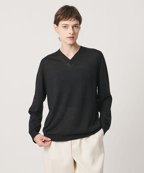LOEFF/＜LOEFF＞18ゲージ サドルショルダー ニット プルオーバー/ニット / セーター
