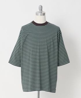 LOEFF/＜LOEFF＞スビンコットン ボーダー Tシャツ MENS/Tシャツ / カットソー
