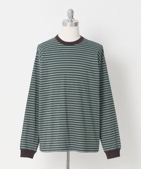LOEFF/＜LOEFF＞スビンコットン ボーダー ロングスリーブ Tシャツ UNISEX/Tシャツ / カットソー