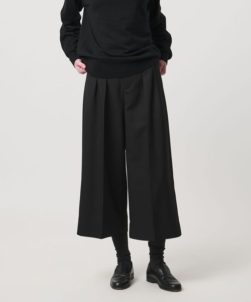 LOEFF/＜LOEFF＞ポリエステルラチネ ガウチョパンツ/その他パンツ