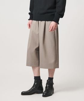 LOEFF/＜LOEFF＞ポリエステルラチネ ガウチョ パンツ MENS/イージーパンツ